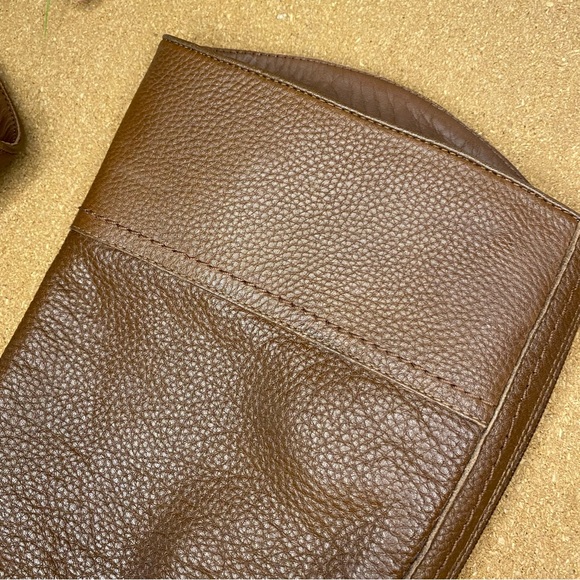 Tory Burch Claire 20MM Riding Boot Tumbled Leather Size 5.5 - Picture 5 of 16